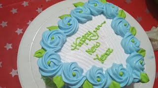 Wish YOU A Happy New Year 2024Goodbye 2023 Welcome 2024Cake decorating [upl. by Yonita]