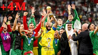 Le Parcours De Léquipe Nationale DAlgérie 🇩🇿 Coupe Arabe QATAR 2021 ⚽🎖Musique DZ [upl. by Aetnuahs]