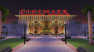 Cinemark movie theater built in Minecraft [upl. by Nomma767]