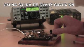 CW QSO using Straight Keys [upl. by Hankins]