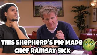 Kitchen Nightmares Finn McCools Restaurant Gross Shepherds Pie REACTION [upl. by Mur]