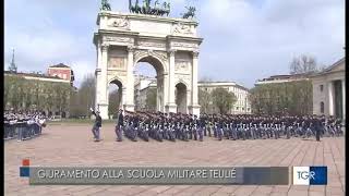 TgR Lombardia Cerimonia di Giuramento Scuola Militare Teulié 23 [upl. by Zack]