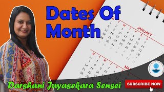 N5 Grammar Sinhala Mainichi Japanese Class  සිංහලෙන් ජපන් ඉගෙනගමු Dates of Month [upl. by Carrel375]