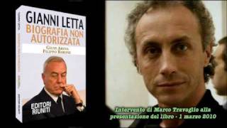 Travaglio ci racconta Gianni Letta linnominabile 1marzo2010 [upl. by Etnud]