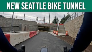 New Montlake Lid Bike Tunnel Connection to the Bill Dawson Trail Seattle Bike Infrastructure [upl. by Alleinad]