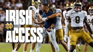 We Control the Noise  Irish Access Game 1 at Texas AampM  Notre Dame Football [upl. by Gnilhsa]