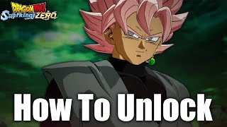 How to Unlock Goku Black in Sparking Zero [upl. by Pytlik444]