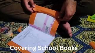 EcoFriendly Ways to Cover School Books  Reduce Reuse and Protect Book wrapping ideas [upl. by Goldwin429]