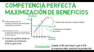 Competencia perfecta maximización de beneficios  Cap 18  Microeconomía [upl. by Pejsach]