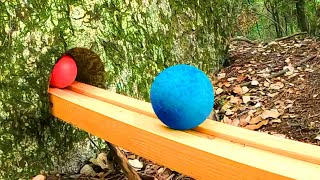 Marble Run 1000 Marbles Rain Gutter VS Mega Whirlpool ASMR Amakandu [upl. by Dusza620]