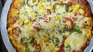 Pizza Recipe in Tamil  Homemade Pizza Recipe in Tamil  KRP Foods [upl. by Pegg]