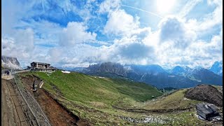 DOLOMITI pt11 Funivia Campitello  Col Rodella [upl. by Ennylhsa52]