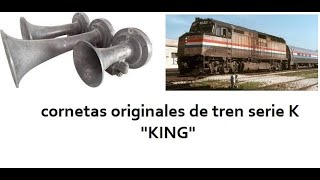 cornetas de tren ferromex serie k excelente sonido [upl. by Anilef]