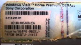 Windows Vista Home Premium OEM Key [upl. by Gold]