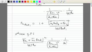 Lecture 15 Noise Figure of Cascaded Systems [upl. by Hanauq820]