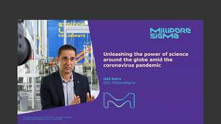 A Virtual Conversation ft Udit Batra CEO of MilliporeSigma [upl. by Eanahs82]