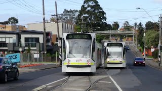 Melbourne Tram Routes 12 Route 19 Flinders St Station Elizabeth St  North Coburg [upl. by Arde]