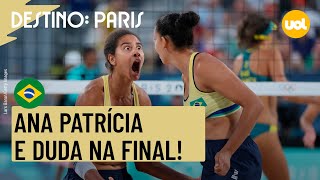 OLIMPÃADAS 2024 ANA PATRÃCIA E DUDA VENCEM E VÃƒO Ã€ FINAL DO VÃ”LEI DE PRAIA [upl. by Carlita]