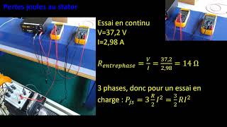 Bilan de puissance dans une machine asynchrone [upl. by Asennav]