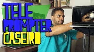 Teleprompter Caseiro  Como Fazer [upl. by Saddler134]