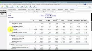 QuickBooks  How to Set Up and Organize Your Items List 2016 [upl. by Narf280]