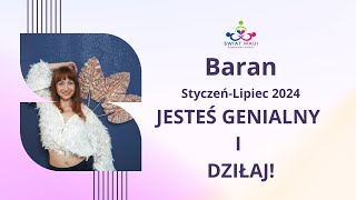 BARAN STYCZENLIPIEC 2024  JESTES GENIALNY I DZIALAJ baran horoskop2024 znakizodiaku baran2024 [upl. by Yemerej]