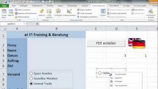 Excel  Formulare mit Optionsschaltern [upl. by Cowan325]