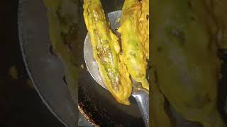 Mirchi Bhajiya Recipe  Mirchi Bhajiya Recipe In Hindi  Bajji recipe  Morning breakfast🍳☕🍞 [upl. by Jerad839]