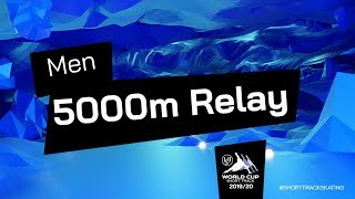 Men 5000m Relay Final A  World Cup Shanghai 2019  ShortTrackSkating [upl. by Neerroc]