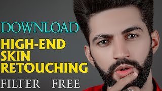 1 click HighEnd Skin Retouching Plugin Filter Download [upl. by Essilem]