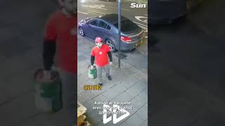 Horrific moment XL Bully leaves four in hospital and chases man onto car in Battersea attack [upl. by Ynohta227]