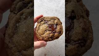 Rye flour makes THE chewiest chocolate chip cookies 😱 baking cookies chocchipcookies shorts [upl. by Ahsienek]