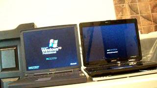 Windows xp vs windows vista boot [upl. by Yalhsa232]