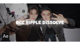 bcc ripple dissolve  after effects [upl. by Cosme]