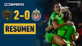 💪 FC Juárez 20 Chivas  HIGHLIGHTS  Jornada 2  Liga MX Femenil 2024 [upl. by Ijar]