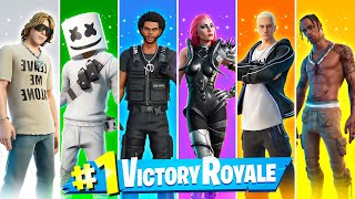 The RANDOM MUSIC ICON SKIN Challenge In Fortnite [upl. by Eddana538]