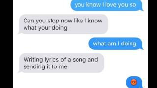 Song Lyrics Prank On Ex [upl. by Eadnus]