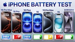 iPhone 16 Ultimate Battery Test [upl. by Nnaeiluj119]