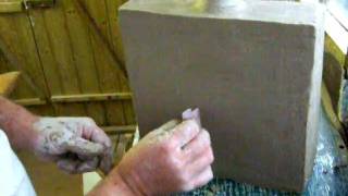 pottery slab building bottles construction method [upl. by Fredric]