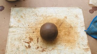 How to make clay ball with minimum amount of clay [upl. by Eartnoed]