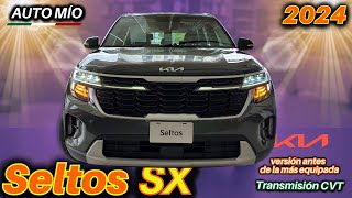 KIA SELTOS 2024 Versión SX 🧡 transmisión CVT Todos Los Detalles  kiaseltos seltos2024 seltos [upl. by Matias127]