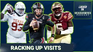 Seattle Seahawks Racking Up Top30 Visits Meet With South Carolina QB Spencer Rattler [upl. by Marci]