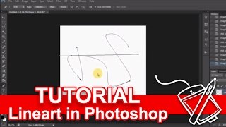 Tutorial Lineart in Photoshop w Mouse Pressure Sensitivity [upl. by Udale382]