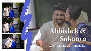 Love Storiyan  Abhishek  Sukanya  Kerala Wedding Videography 2022  Knotty Tales by VikhyathMedia [upl. by Eiramac22]