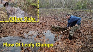 Unclogging 4 Culverts Clogged With Leaves And Major North Conway NH Floods [upl. by Garnes749]