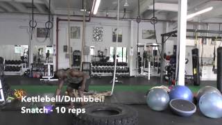 MMA Workout  Explosive Density Training for Fighters [upl. by Sirah847]