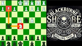 The Blackburne Shilling Trap Explained  Chess Opening CleverTraps amp Strategic Ideas [upl. by Statis]