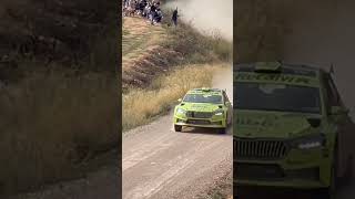 Rally RACC Catalunya Cohete Suarez Flat Out [upl. by Araid]