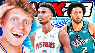 Rebuilding the Detroit Pistons NBA 2K23 [upl. by Tyne]