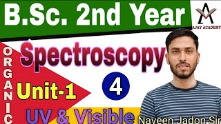 BSc 2nd Year Organic Chemistry  Spectroscopy  UV amp Visible Chromophore and Auxochrome Lec  4 [upl. by Ayanaj942]